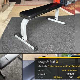 3 ม้านั่งเวทแบบราบ (Flat …