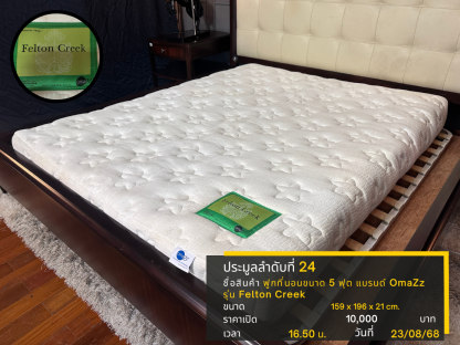 24 ฟูกที่นอนขนาด 5 ฟุต แบรนด์ OmaZz รุ่น Felton Creek