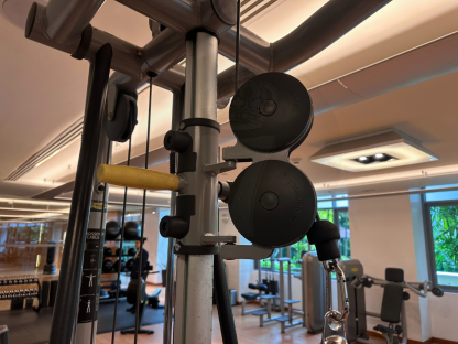 19 เครื่องฝึกดึงหลังบน แบรนด์ Technogym (Cable Crossover 2 Station)