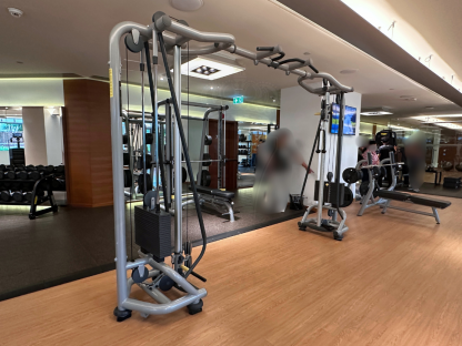 19 เครื่องฝึกดึงหลังบน แบรนด์ Technogym (Cable Crossover 2 Station)