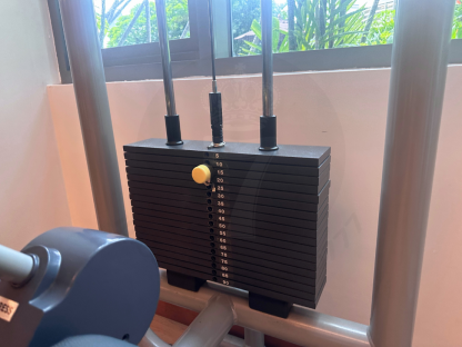 11 เครื่องฝึกกล้ามเนื้อแผ่นหลังและกล้ามเนื้อแขน แบรนด์ Technogym (Element Lat Pulldown)