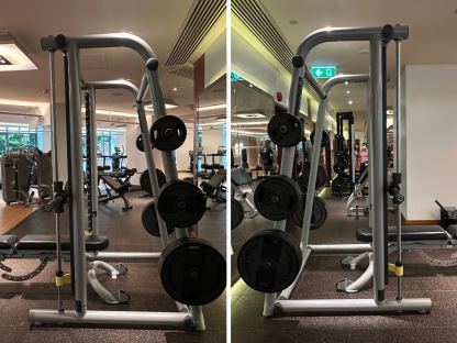 7 เครื่องฝึกสควอทและเบนช์เพรสบรนด์ Technogym