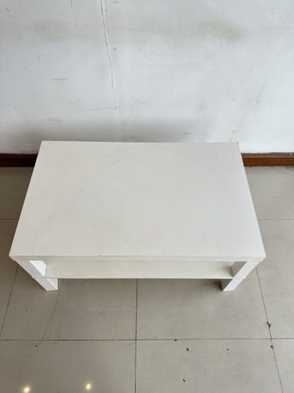 โต๊ะกลาง โครงไม้ MDF สีขาว