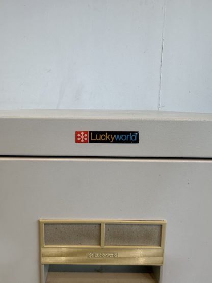 ตู้เหล็ก 4 ลิ้นชัก แบรนด์ LUCKYWORLD สีเทา