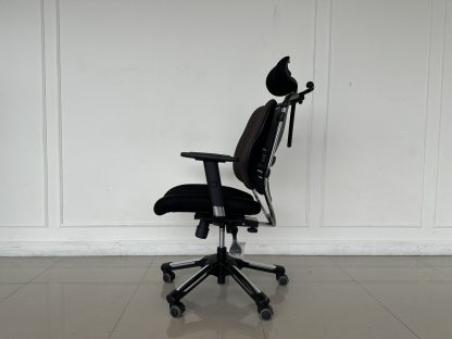 เก้าอี้สำนักงาน เพื่อสุขภาพ เบาะผ้าตาข่ายสีดำ แบรนด์ HARA CHAIR รุ่น NIETZSCHE v7