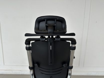 เก้าอี้สำนักงาน เพื่อสุขภาพ เบาะผ้าตาข่ายสีดำ แบรนด์ HARA CHAIR รุ่น NIETZSCHE v7