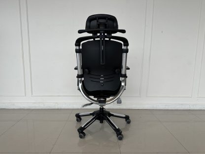 เก้าอี้สำนักงาน เพื่อสุขภาพ เบาะผ้าตาข่ายสีดำ แบรนด์ HARA CHAIR รุ่น NIETZSCHE v7