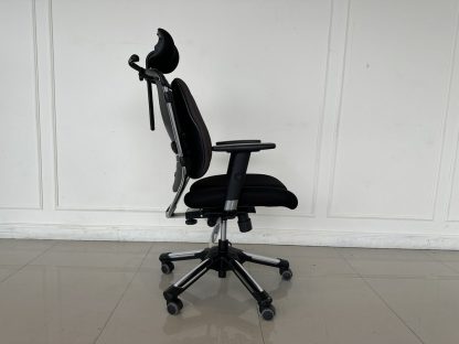 เก้าอี้สำนักงาน เพื่อสุขภาพ เบาะผ้าตาข่ายสีดำ แบรนด์ HARA CHAIR รุ่น NIETZSCHE v7