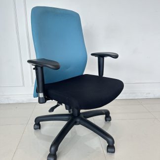 เก้าอี้สำนักงาน เพื่อสุขภาพ เบาะผ้าตาข่ายสีดำ แบรนด์ HARA CHAIR รุ่น NIETZSCHE v7