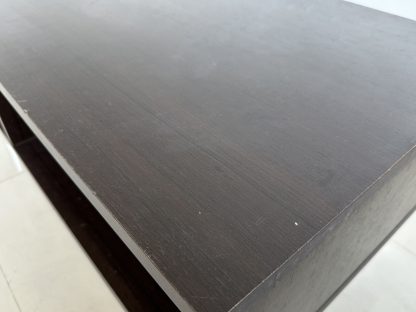 ตู้วางทีวี 2 ช่องวางของ ท็อปไม้ MDF สีน้ำตาลลายไม้