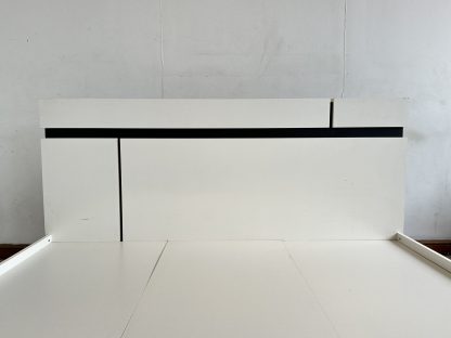 เตียง ขนาด 6 ฟุต แบรนด์ INDEX โครงไม้ MDf สีขาว