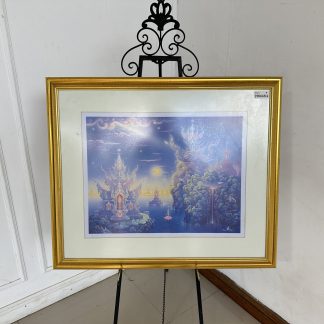 ของตกแต่ง กรอบรูป ภาพพิมพ์ พุทธศิล ผลงาน อาจารย์ เฉลิมชัย โฆษิตพิพัฒน์