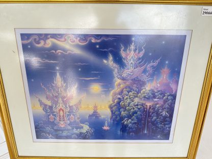 ของตกแต่ง กรอบรูป ภาพพิมพ์ พุทธศิล ผลงาน อาจารย์ เฉลิมชัย โฆษิตพิพัฒน์