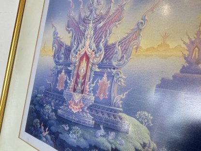 ของตกแต่ง กรอบรูป ภาพพิมพ์ พุทธศิล ผลงาน อาจารย์ เฉลิมชัย โฆษิตพิพัฒน์