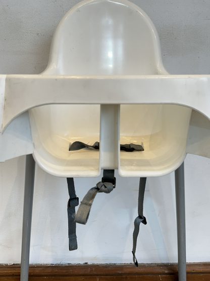 เก้าอี้เด็ก แบรนด์ IKEA รุ่น ANTILOP ขาเหล็กสีเทา