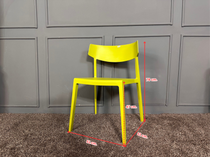 40 เซตเก้าอี้นำเข้า Wing Chair วัสดุโพลีโพรพิลีน แบรนด์ Actiu Made In Spain สีเขียวใบตอง 4 ตัว