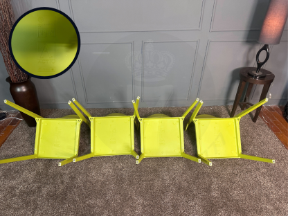 40 เซตเก้าอี้นำเข้า Wing Chair วัสดุโพลีโพรพิลีน แบรนด์ Actiu Made In Spain สีเขียวใบตอง 4 ตัว