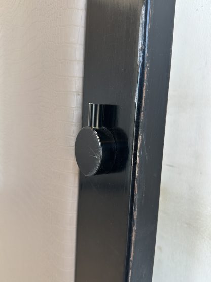หัวเตียง built-in โครงไม้ MDF บุหนัง PU ลายหนังจระเข้ พร้อมไฟอ่านหนังสือ LED ( เล็ก )