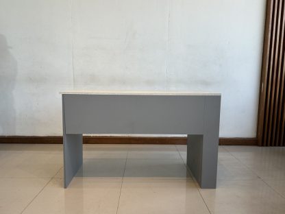 โต๊ะทำงาน ท็อปไม้ MDF ปิดผิวลายหินอ่อน