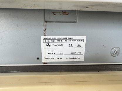 เครื่องซักผ้า แบบฝาหน้า แบรนด์ SIEMENS รุ่น WD34808HK