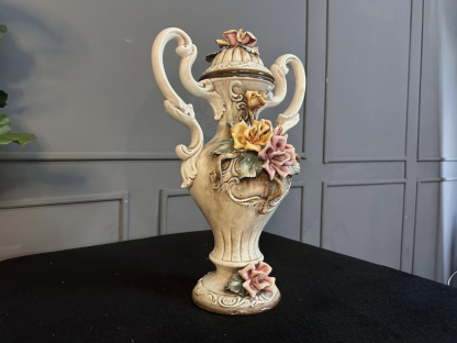 36 แจกันกระเบื้องเซรามิก สไตล์คาโปดิมอนเต (Capodimonte)