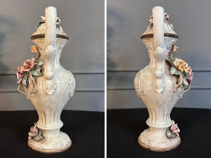36 แจกันกระเบื้องเซรามิก สไตล์คาโปดิมอนเต (Capodimonte)