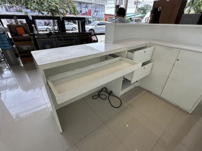 เคาน์เตอร์ ทรงแอล 2 บานเปิด 2 ลิ้นชัก