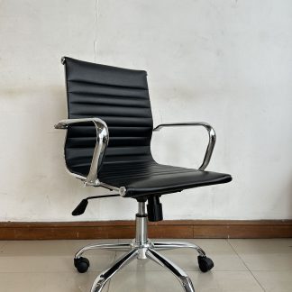 เก้าอี้สำนักงาน แบรนด์ PROFLEX รุ่น MERA เบาะผ้าพิงหลังตาข่ายสีดำ