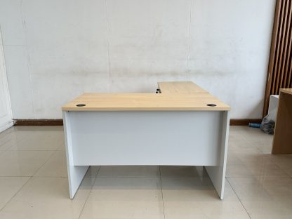 โต๊ะทำงานทรงแอล 3 ลิ้นชัก แบรนด์ LAMP OFFICE FURNITURE