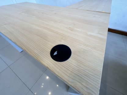 โต๊ะทำงานทรงแอล 3 ลิ้นชัก แบรนด์ LAMP OFFICE FURNITURE