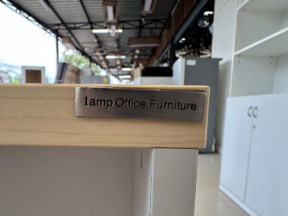 โต๊ะทำงานทรงแอล 3 ลิ้นชัก แบรนด์ LAMP OFFICE FURNITURE