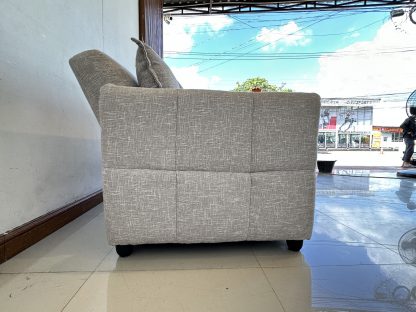 โซฟาเบด 2 ที่นั่ง แบรนด์ SB FURNITURE รุ่น Unna เบาะผ้าสีเทา
