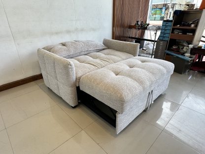 โซฟาเบด 2 ที่นั่ง แบรนด์ SB FURNITURE รุ่น Unna เบาะผ้าสีเทา