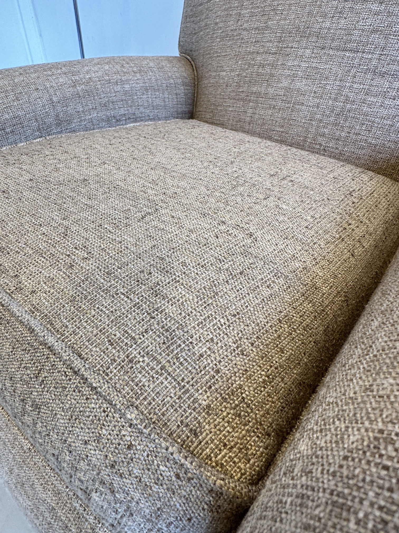 เก้าอี้อาร์มแชร์ ปรับเอนนอนได้ แบรนด์ ETHAN ALLEN เบาะผ้าสีน้ำตาล เก้าอี้อาร์มแชร์ ปรับเอนนอนได้ แบรนด์ ETHAN ALLEN เบาะผ้าสีน้ำตาล