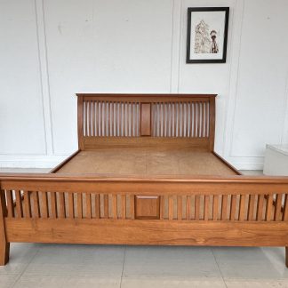 เตียงไม้สัก 6 ฟุต คานไม้ส… เตียงไม้สัก 6 ฟุต คานไม้ส…