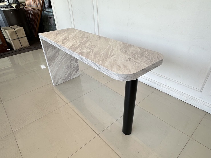 ชุดโต๊ะทานอาหาร 2 ที่นั่ง ท็อปไม้ MDF ปิดผิวลายหินอ่อนสีขาว ขาเหล็กสีดำ พร้อมเก้าอี้ ชุดโต๊ะทานอาหาร 2 ที่นั่ง ท็อปไม้ MDF ปิดผิวลายหินอ่อนสีขาว ขาเหล็กสีดำ พร้อมเก้าอี้