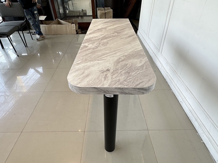 ชุดโต๊ะทานอาหาร 2 ที่นั่ง ท็อปไม้ MDF ปิดผิวลายหินอ่อนสีขาว ขาเหล็กสีดำ พร้อมเก้าอี้ ชุดโต๊ะทานอาหาร 2 ที่นั่ง ท็อปไม้ MDF ปิดผิวลายหินอ่อนสีขาว ขาเหล็กสีดำ พร้อมเก้าอี้