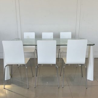 ชุดโต๊ะทานอาหารไม้สัก 5 ที่นั่ง