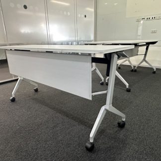 โต๊ะทำงาน ท็อปไม้ MDF พับ… โต๊ะทำงาน ท็อปไม้ MDF พับ…