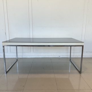 ชุดโต๊ะทานอาหารไม้จริง 10 ที่นั่ง ท็อปกระจก 2 แผ่น โครงขาไม้จริง พร้อมเก้าอี้