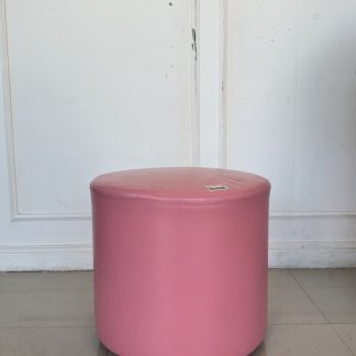 สตูล เบาะหนัง PU สีชมพู โครงฐานไม้อัด HMR