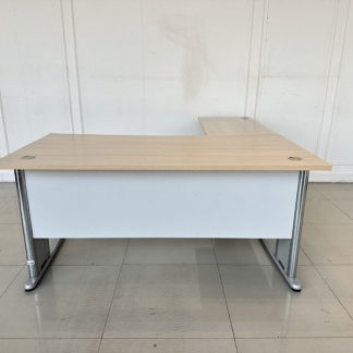 โต๊ะทำงานทรงแอล ท็อปไม้ M…