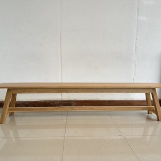 ม้านั่งยาวไม้สักทั้งตัว ส…