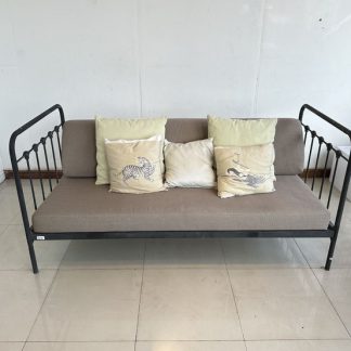โซฟา เบาะผ้าสีเทา พร้อมหม…