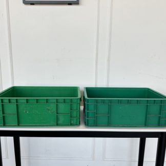 ลังพลาสติก สีเขียว (ก้นมี…