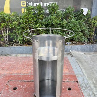 ชั้นวางของสแตนเลส เกรด 304 4 ช่องวาง มีขา (ขนาดกว้าง 370 CM.)