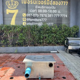 ถังดักไขมันสแตนเลส พร้อมฝ…