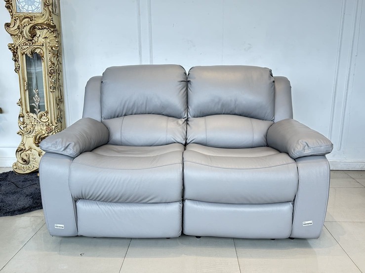 โซฟาปรับไฟฟ้า 2 ที่นั่ง แบรนด์ NOVENA รุ่น ELZA เบาะหนังแท้ผิวสัมผัสสีเทา โซฟาปรับไฟฟ้า 2 ที่นั่ง แบรนด์ NOVENA รุ่น ELZA เบาะหนังแท้ผิวสัมผัสสีเทา