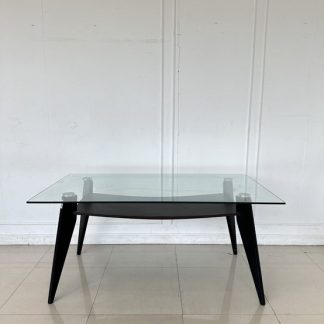 โต๊ะทานอาหาร ท็อปกระจก หน…