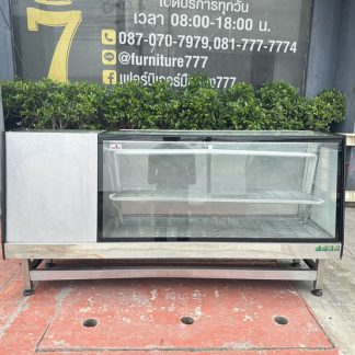 ตู้ซูชิ 2 บานเลื่อน พลาสต…